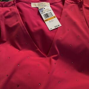 BNWT- Michael Kors Tunic Tank- Pink Sparkles